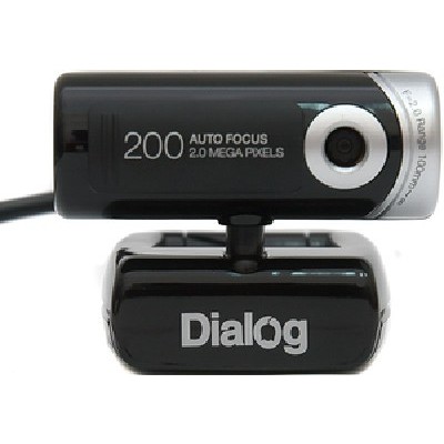 веб-камера Dialog WC-23UAF Black/Silver