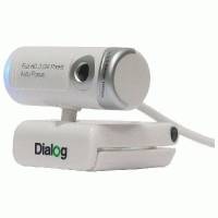 Веб-камера Dialog WC-23UAF White/Silver