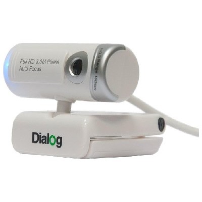 веб-камера Dialog WC-23UAF White/Silver