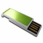 Флешка Digma 4GB USB Sly'd Green/White