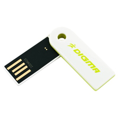 флешка Digma 4GB USB Swing White/Green