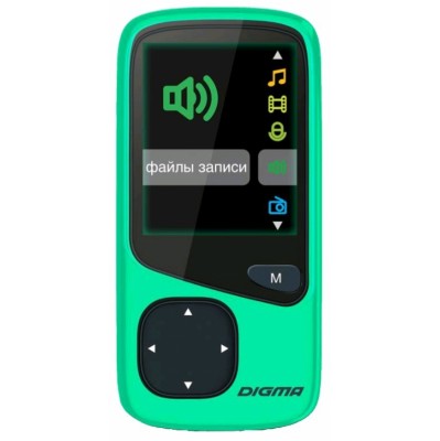 MP3 плеер Digma Cyber 1 4GB Green