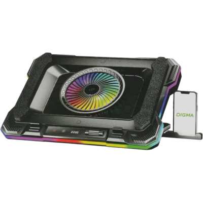 охлаждающая подставка Digma D-NCP190-1x100RGB