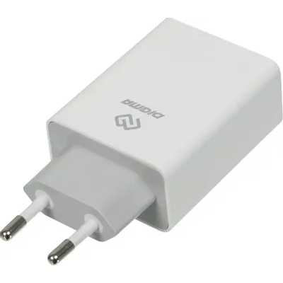 Сетевое зарядное устройство Digma DGWC-3U-5A-WG