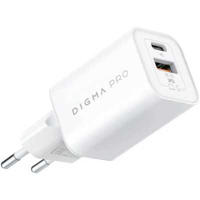 Сетевое зарядное устройство Digma DPW6С6GX11WH