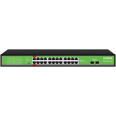 Коммутатор Digma DSP224G-2S-R400