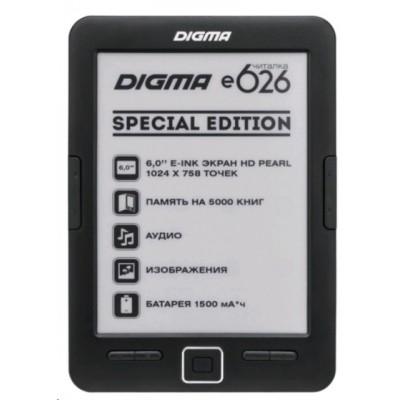 электронная книга Digma E626 Black 4GB