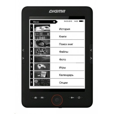 электронная книга Digma E628 Black 4GB