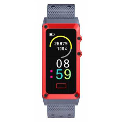 фитнес браслет Digma Force A8 Red/Grey