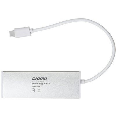 разветвитель USB Digma HUB-4U3.0-UC-G