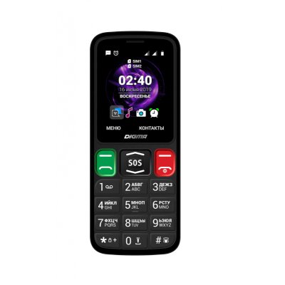 мобильный телефон Digma Linx S240 Black