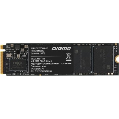 SSD диск Digma Mega M2 1Tb DGSM3001TM23T