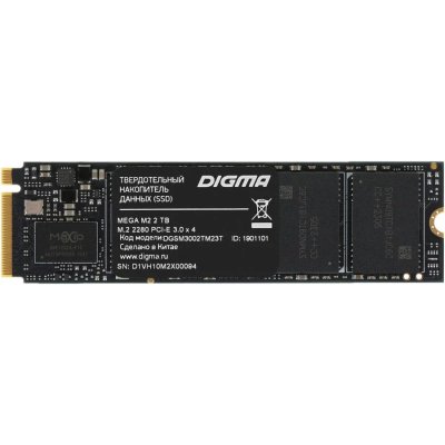 SSD диск Digma Mega M2 2Tb DGSM3002TM23T