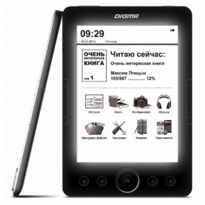 электронная книга Digma R60G Black 4GB