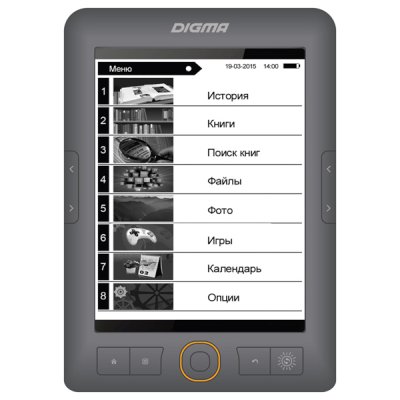 электронная книга Digma R663 Grey