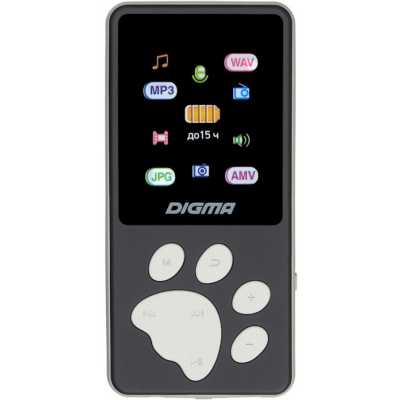 MP3 плеер Digma S4 8GB Black-Grey