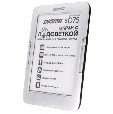электронная книга Digma S675 White 4GB