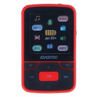 MP3 плеер Digma T3 8GB Black-Red