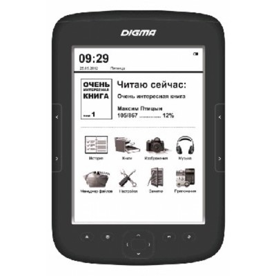 электронная книга Digma T635 Black 4GB
