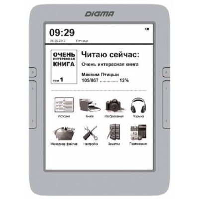 электронная книга Digma T645 Silver 4GB
