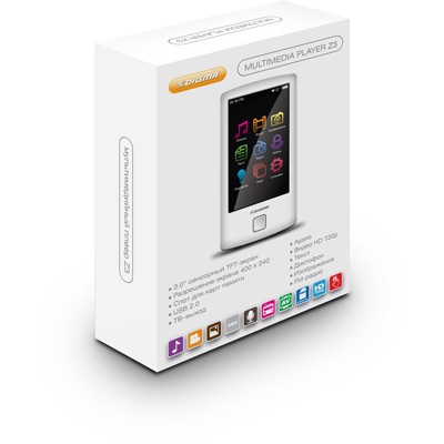 MP3 плеер Digma Z3 8GB Black