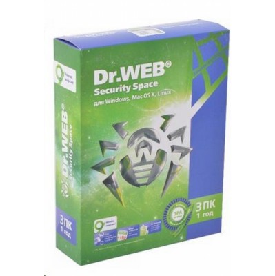 антивирус Dr. Web Security Space BHW-B-12M-3-A3