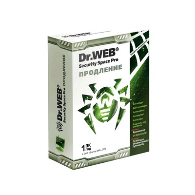 антивирус Dr. Web Security Space BSW-W12-0001-2