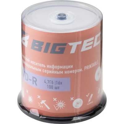 Диск DVD-R BigTech YDVDRP001