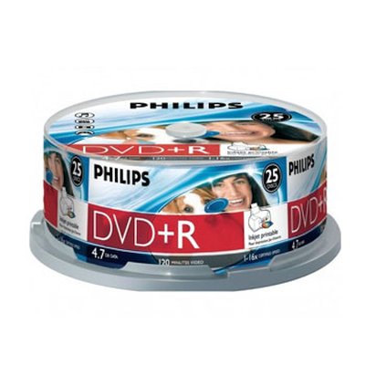 диск DVD+R Philips DR4I6B25F/97