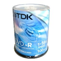 Диск DVD+R TDK 75000003931/DVD+R47CBED100
