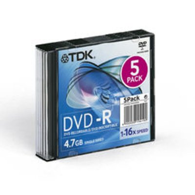 Диск DVD-R TDK 75000009094/DVD-R47SCED5