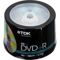 Диск DVD-R TDK 75000025785/75000025967/DVD-R47CBED50