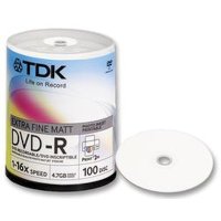 Диск DVD+R TDK R47PWWCBED100