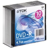 Диск DVD-R TDK t19420 10шт