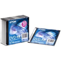 Диск DVD+R TDK t19447 10шт