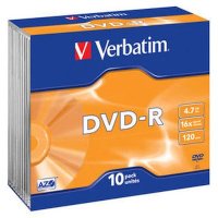 Диск DVD+R Verbatim 43655