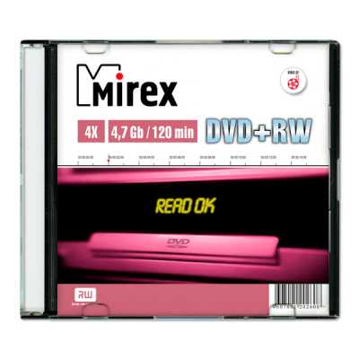 диск DVD+RW Mirex 202608