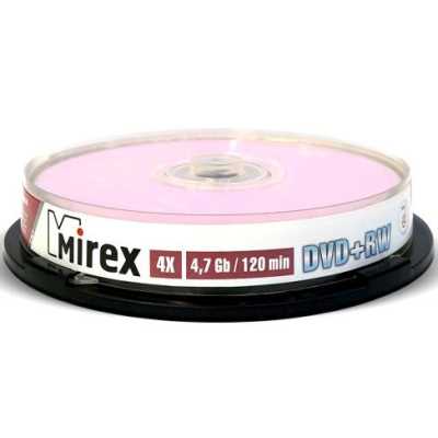 диск DVD+RW Mirex 202639