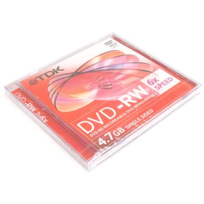 диск DVD-RW TDK 4.7Gb 6x Jewel