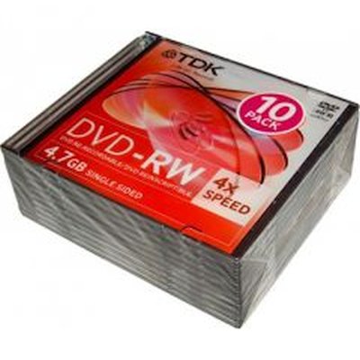 диск DVD+RW TDK t19522 10шт