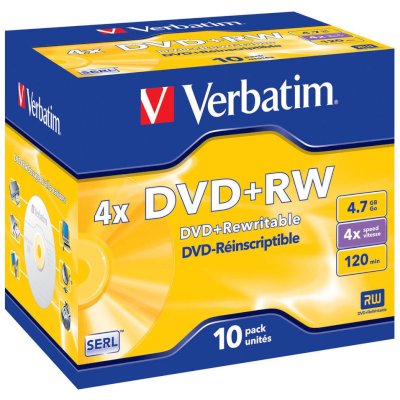 диск DVD+RW Verbatim 43246