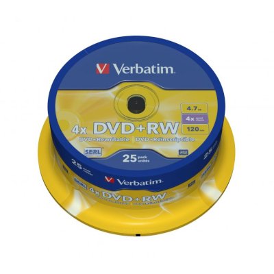 диск DVD+RW Verbatim 43489