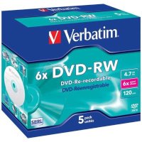 Диск DVD-RW Verbatim 43525