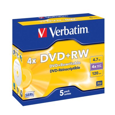 диск DVD+RW Verbatim 43594