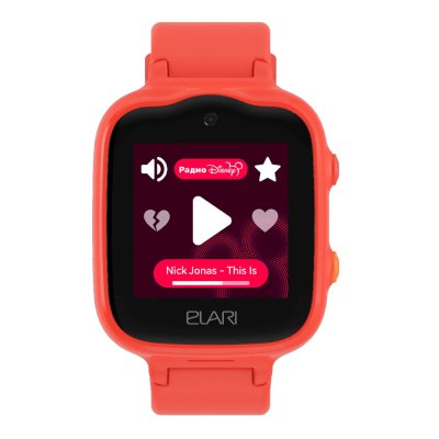 смарт часы Elari KidPhone 4G Bubble Red