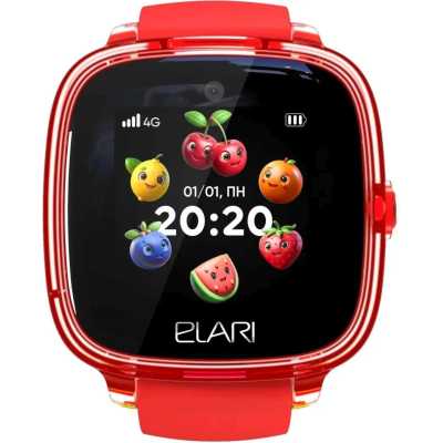 смарт часы Elari KidPhone Fresh 4G KP-4G-F-R