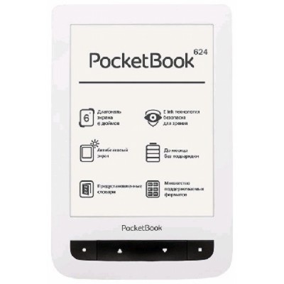 электронная книга PocketBook 624 White