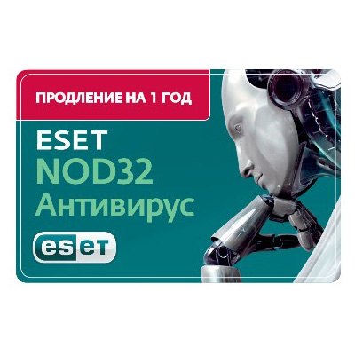 антивирус ESET NOD32 NOD32-ENA-RN-CARD-1-1