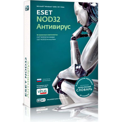 антивирус ESET NOD32 NOD32-ENV-NS-BOX-1-1