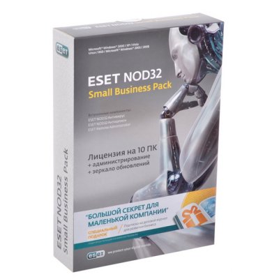 антивирус ESET NOD32 NOD32-SBP-NS-CARD-1-10